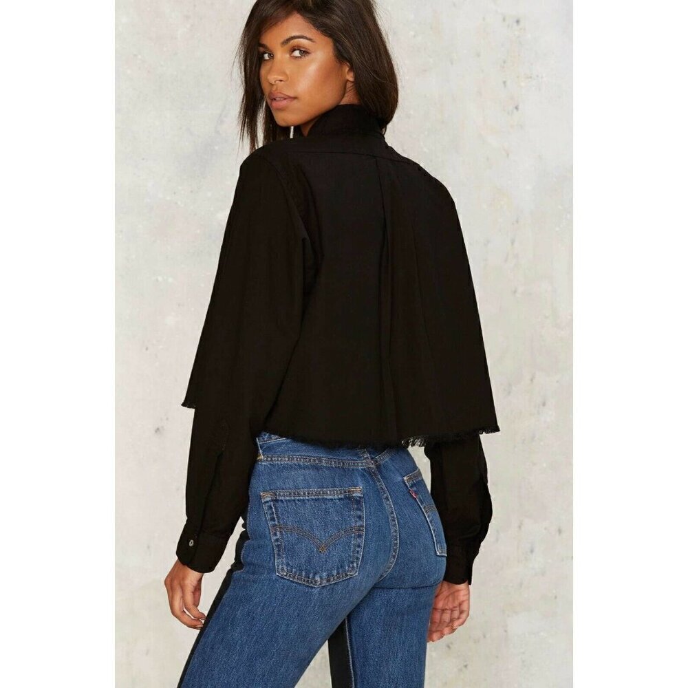 After Party by Nasty Gal Mystic Lady Button-Down Shirt Size S/M - Picture 7 of 12